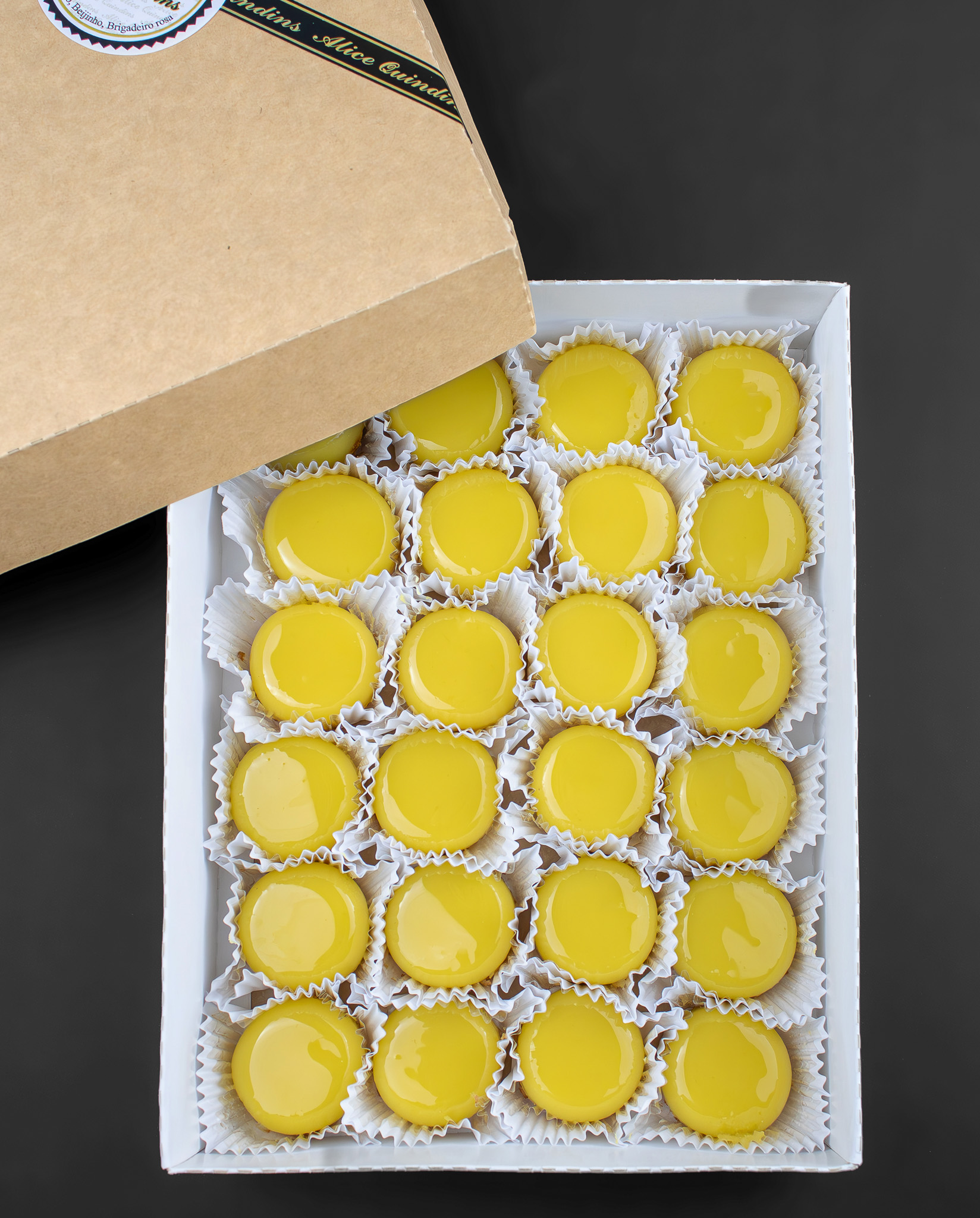 Alice Quindins - Quindim caixa com 24 unidades