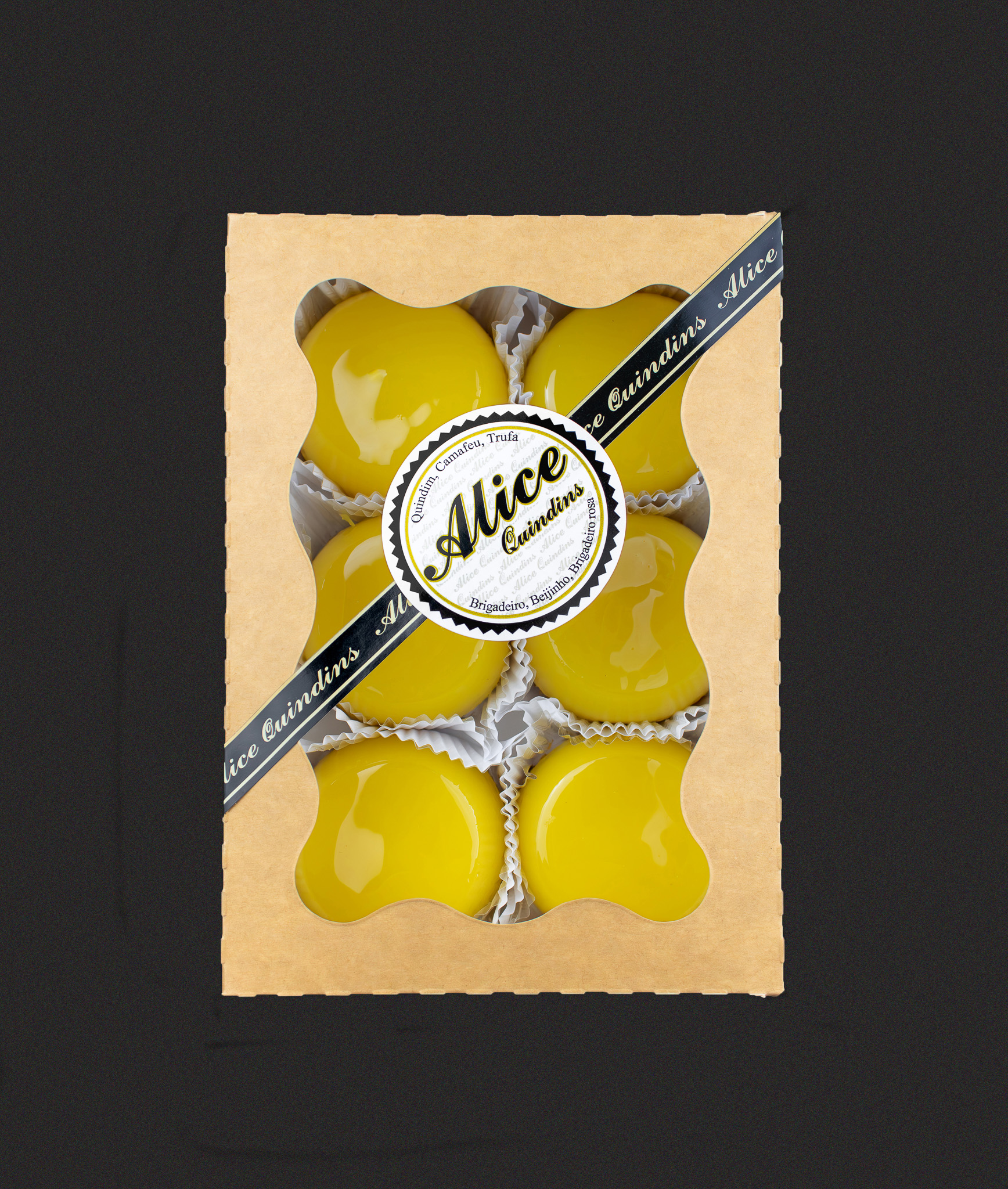 Alice Quindins - Quindim caixa com 6 unidades
